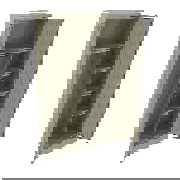 6 Shelf Combination Storage Cabinet